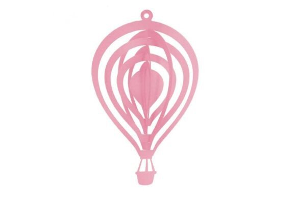 3D Hot Air Balloon Spinner Decor Mobile