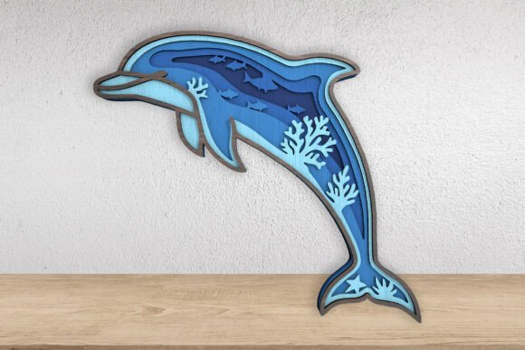 3D Layered Dolphin Laser Cut File: A Detailed Analysis for Laser Enthusiasts and Designers