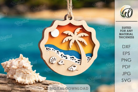 3D Summer Ornament Laser Cut: A Digital Design Guide for Creators