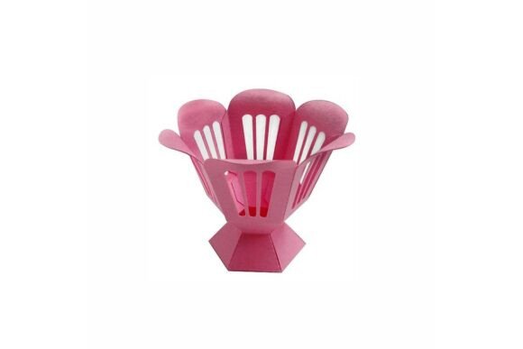 3D Sundae Bowl Shape Favour Bag Paper