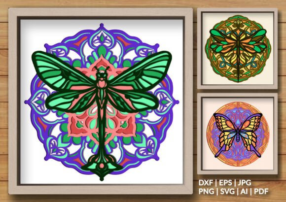 Insect Mandala 3D Shadow Box Bundle Laye: A Strategic Approach to Layered Papercraft