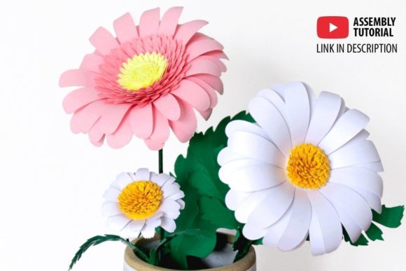 Mastering the Art of 3D Daisy Paper Flowers: A Comprehensive Guide to Makamo Creations’ Digital Craft Collection