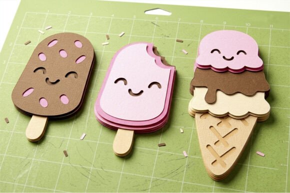 Scoop Up the Fun with the Ice Cream of the World 3D Layered SVG Bundle
