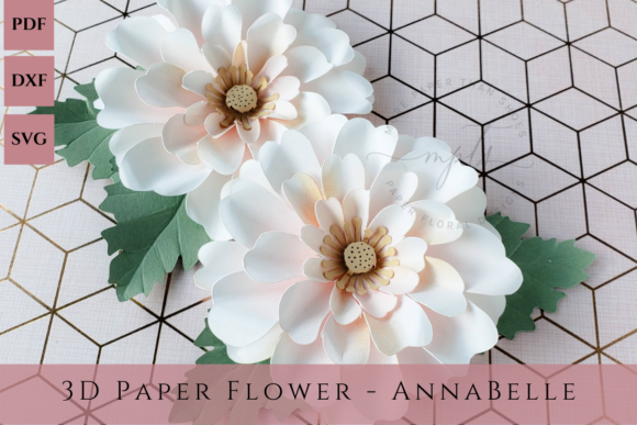 The AnnaBelle Flower - 3D Paper Flower