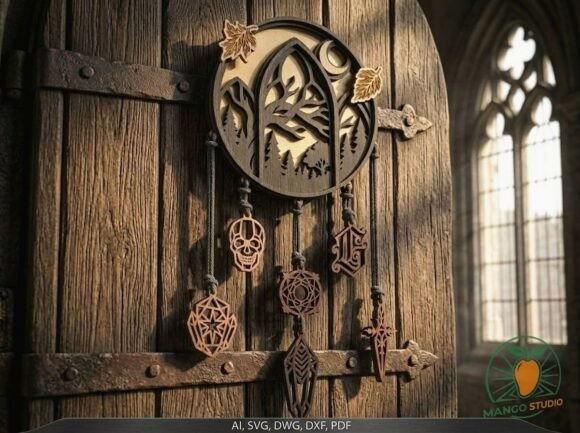 The Art of Precision: Mastering the 3D Gothic Forest Dreamcatcher Laser Cut Design