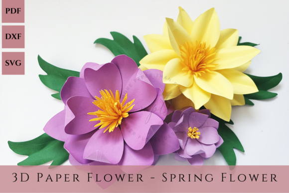 The Spring Flower - 3D Paper Flower