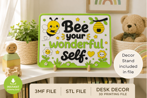 Transform Your Child’s Space with the Cute Bee 3D Print File Bundle: A Guide to Modern Kids’ Room Decor