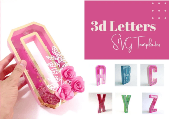 Unlocking Creativity with 3D SVG Shaker Letters a to Z Cut File